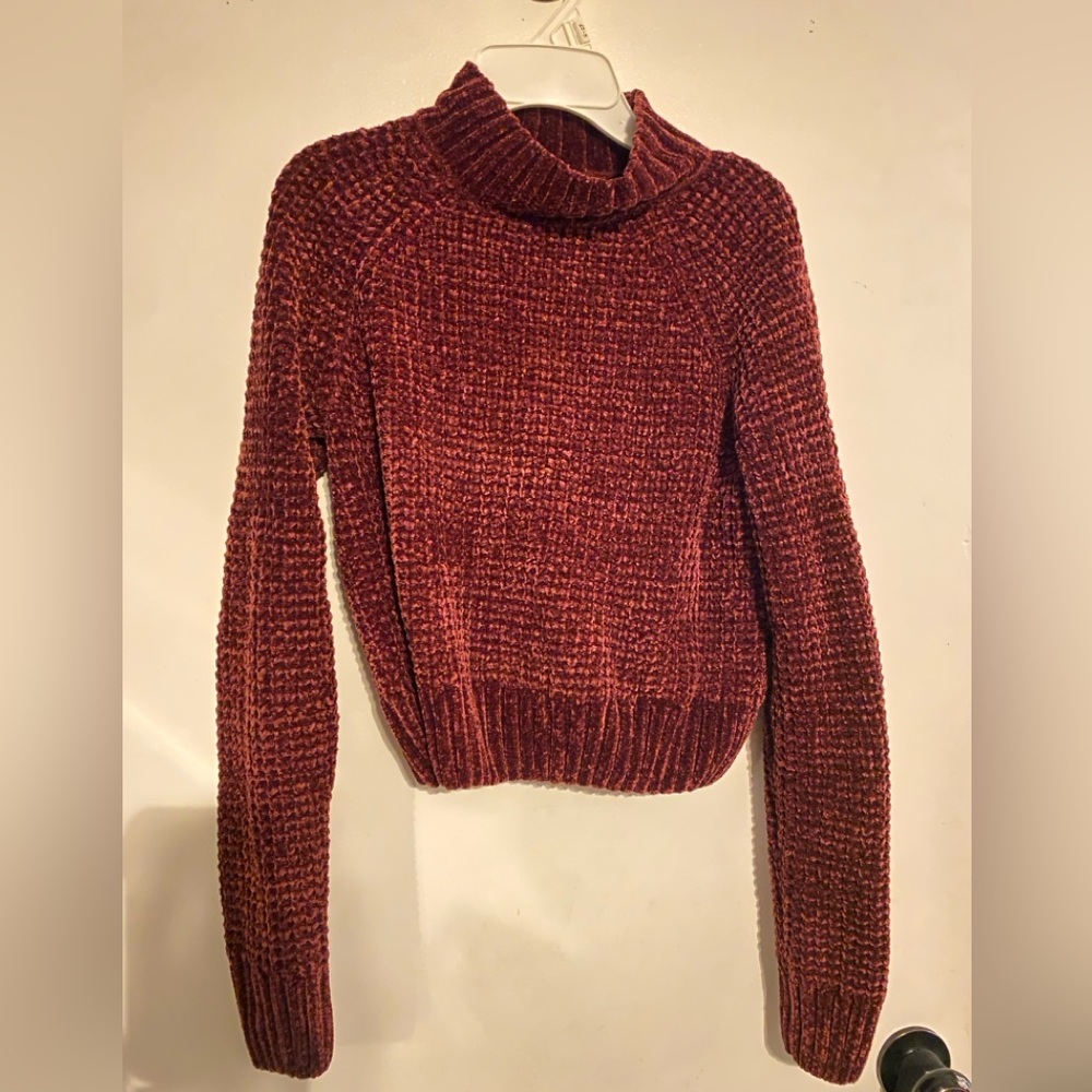 Cozy Maroon Sweater